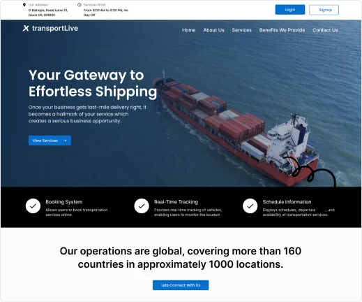 Logistics app development